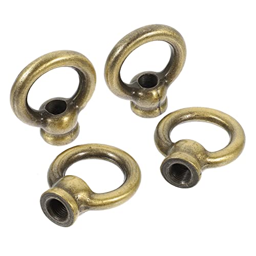 Image of 4Pcs Metal Lamp Finials Decorative Caps for Table and Floor Lamps Stylish Lamp Shade Accessories 1.97 X 1.57 X 0.7 Inch
