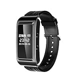 ▶ [GRABACIÓN DE PULSERA DEPORTIVA]: 3 meses de tiempo de espera, batería ecológica de gran capacidad incorporada, grabación continua durante 3-5 horas, carga durante aproximadamente 2 horas, chip de reducción de ruido incorporado, formato de grabación WAV