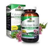 Nature's Answer Valerian Root 1,500 mg Capsules | Natural Sleep Aid | Stress Reliever | Promotes Restful Slumber