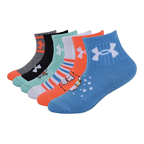 Image of Under Armour boys Multi Pack Quarter Sock