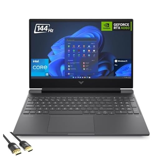 HP Victus Gaming Laptop, 15.6" FHD 144Hz Display, 12th Gen Intel 12-Cores i5-12500H, GeForce RTX 4060, 32GB RAM, 1TB PCIe 4.0, WiFi 6, Backlit KB, Keypad, RJ45, HDMI, USB-C, PDG HDMI Cable, Win 11 Pro