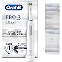 Oral-B Spazzolino Elettrico Ricaricabile Pro 3 3500 Bianco, 1 Testina, 1 Custodia Da Viaggio, 1...