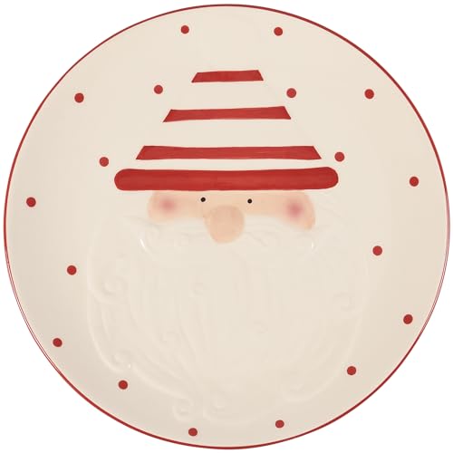 Primitives-by-Kathy-Nordic-Santa-Dessert-Plate Primitives by Kathy Nordic Santa Dessert Plate