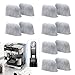 Produktbild LHUDILS Wasserfilter für Ninja Luxe Cafe Pro Premier ES601EU 701 12 Stück Büro & Zuhause Verbessert Kaffeemaschine Zubehör die Wasserqualität durch Aktivkohlefilter Dauerhaftes