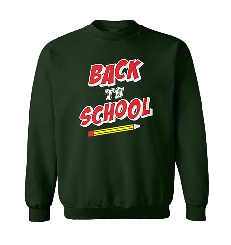 Tcombo Back to School - Fall First Day Toddler Fleece Crewneck Sweater