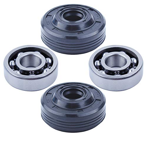 2Set Crankcase Crank Main Bearing Oil Seals For Husqvarna 36 41 136 136E 137 137E 141 141E 142 235E 240E Chainsaw Parts 530056363 #TOP2