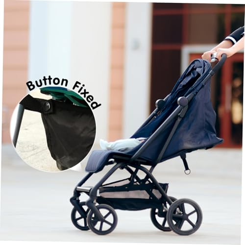 QUMIIRITY Stroller Organizer Aufbewahrungstasche Oxford für Kinderwagen mit Großer Kapazität für Flaschen und Babybedarf Leicht und Tragbar Vielseitig Einsetzbar als Unterer Korb