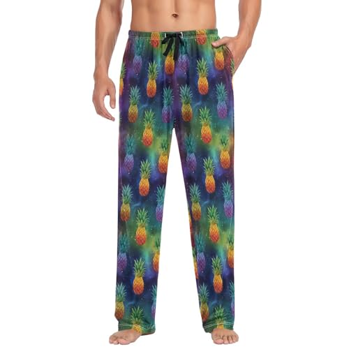 Pineapple Men’s Pajama Bottoms Comfortable Relax Fit Lounge Pants