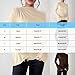 Womens Long Bell Sleeve Tops Dressy Crewneck Going Out Tshirt Slim Stretch Workout Yoga Shirts Fall Casual Basic Tee Black