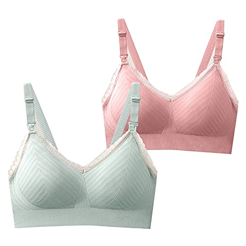 Soutien-gorge d'allaitement sans couture WENJUN XL pour des tétées sereines à la maison ou en balade