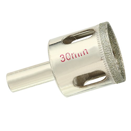 Set de 2 brocas sierra de 30 mm para vidrio miniatura 1