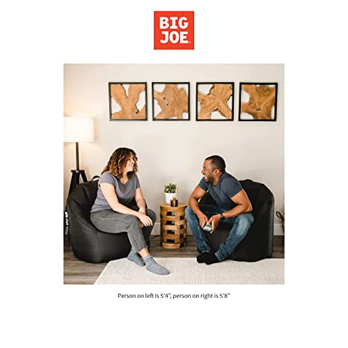 Big Joe Milano Bean Bag Chair, Black Smartmax, 2.5ft Smoke Home & Garden
