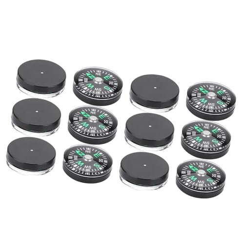 Brújula de bolsillo aceite mini pack de 12 ligera portátil miniatura 7