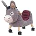 Produktbild Little Bird Told Me - Ride On Toy Donkey for 1 Year Old Kids Toddler Toys for Girls & Boys Soft Animal Toy Strong Wooden Frame Baby Gift Padded Seat Indoor Nursery Play