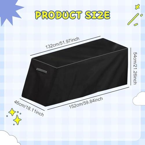 Fitness Flat Weight Bench Cover Fitness Bench Protector Sit Cover for Indoor, Without White Edge3