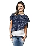 Dss Shirt für Schwangere passt sich dem wachsenden Babybauch an - leicht dehnbar.