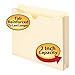 Smead File Jackets Letter Size for File Folders, Reinforced Straight-Cut Tab, 2