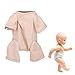 Corps en tissu de poupée Reborn, corps en tissu de poupée fait à la main Tissu de poupée Reborn avec 5 attaches de câble 1 X corps en tissu pour bébé Reborn pour kit de poupée bras et(24 pouces)