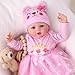 BABESIDE Lifelike Reborn Baby Dolls Girl - 20-inch Realistic Newborn with Soft Cloth Body, & Poseable Limbs, Real Life Toddler Reborn Doll Girl - Adorable Gift for Girls Ages 3+