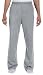 Jerzees 8 oz.; 50/50 NuBlend� Open-Bottom Sweatpants - ATHLETIC HEATHER - 2XL