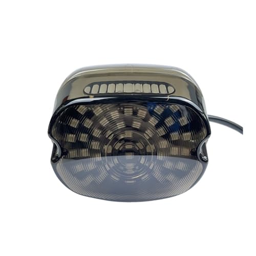 Feu arrière moto LED rouge pour Sportster et Dyna de type Lay Down