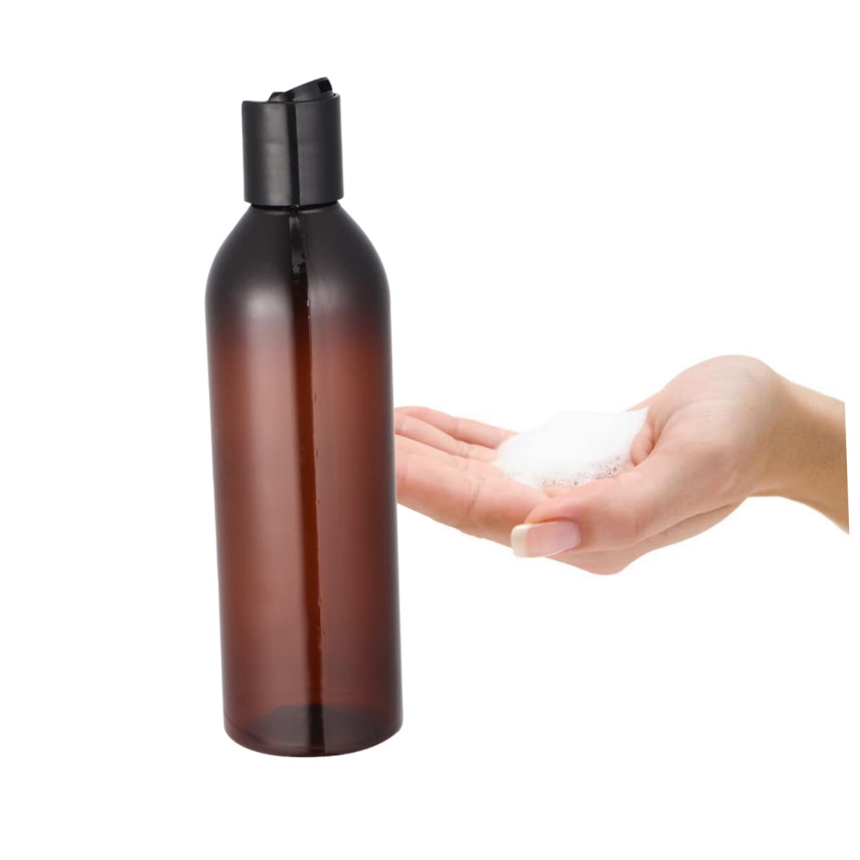 6 Pack 250ml Refillable Travel Lotion Bottles for Toiletries image 2