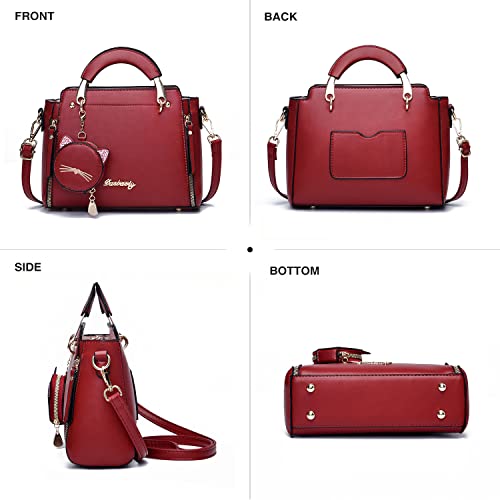 Image of Xiaoyu Fashion Purses and Handbags for Women Ladies Crossbody Bags Top Handle Satchel Shoulder Bags Small Totes