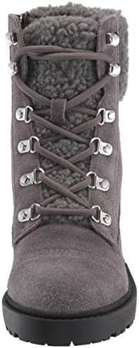 MarcFisher Women's Shoes Lakynn Combat Boot, Grey, 8 | Image 1