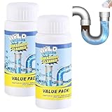 2 stück value pack rohrreiniger,value pack abflussreiniger,Sink Und Drain Cleaner, Abfluss Reiniger, Rohrreiniger Drain Cleaner für Badewanne Toiletten Waschbecken
