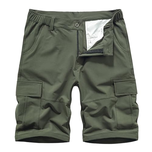 Short cargo pour homme pantalon cargo léger extensible et short de travail ample