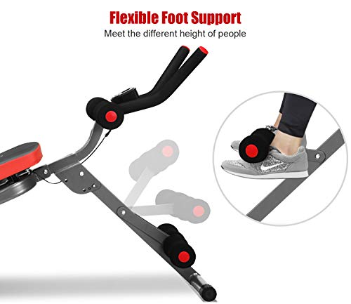 image for IDEER LIFE Core&Abdominal Trainers Abdominal Workout Machine,Whole Bod