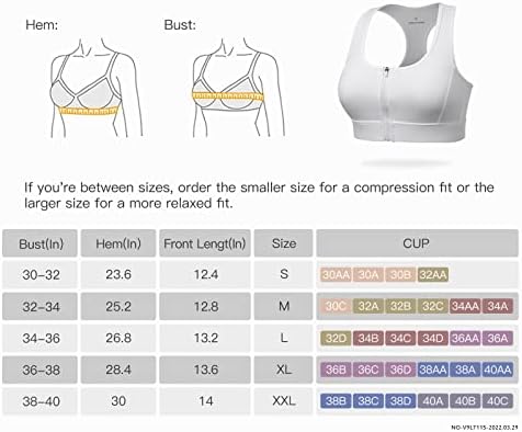VUTRU Long line Sports Bra for Women, Workout Athletic Tops Medium Support Yoga Bra with Removable Cups, Gym Running Tank Tops