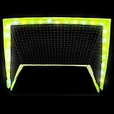 Aoneky 4x3ft LED Light Up Soccer Goal - Glow in The Dark Pop-up Soccer Net