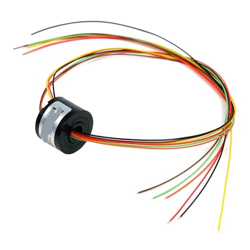 Bague collectrice électrique 6 canaux assurant une rotation fluide sans torsion