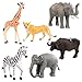 Terra by Battat - Wild Life Set - Realistic Animal Toy Figures with Elephant Toys for Kids 3+ (6 Pc)