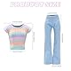 Festfun 15 Kleidung für Puppen Fashion Puppenkleidung enthält 5 Oberteile T-Shirt Outfits Kleidung 5 Hosen 5 Schuhe für 11,5 Zoll 30 cm Mädchen Puppen