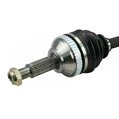 Image of Detroit Axle - Front 2pc CV Axles for 95-00 Ford Contour Mystique, 99-02 | Mercury Cougar, 2 CV Axles Assembly 1995 1996 1997 1998 1999 2000 2001 2002 [Automatic Transmission] Replacement