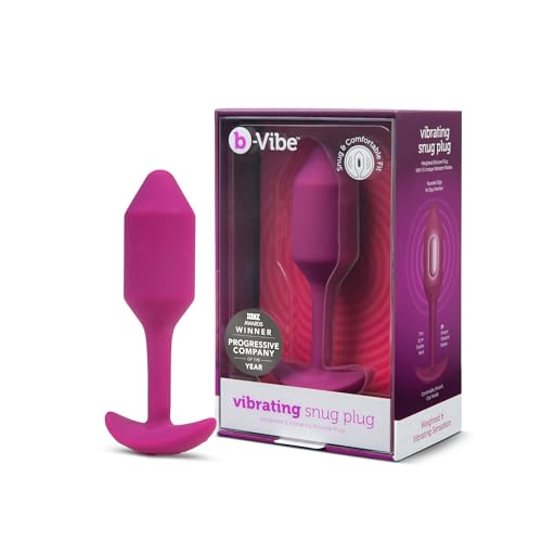 Image of b-Vibe Vibrating Snug Plug 1 - Butt, Sex Toys (Rose / 4.9 inch - Medium)