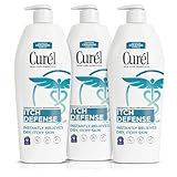 Curel Itch Defense Calming Body Lotion, Moisturizer for Dry, Itchy Skin, Body and Hand Lotion, with Advanced Ceramide Complex, Pro-Vitamin B5, Shea Butter, 13 Oz, Pack of 3