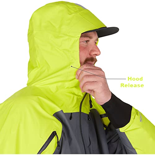 Nrs Men's Riptide Paddling Jacket-Chartreuse/Gray-Xxl #TOP3