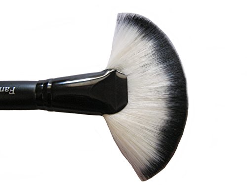 Image of L'Rivara 1pc Soft Fan Shape Brush Blush Loose Powder Foundation Beauty Makeup Brush LR-107