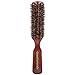 GranNaturals Mens Boar Bristle Hair Brush - 100% Natural Brown Wooden Club Style Brush for Men - Styling Beard Hairbrush for Fine, Thin or Thick Hair