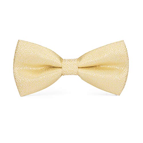 Image of Hi-Tie Bow Ties for Men Pre-Tied Pocket Square with Cufflinks Mens Bowtie Sets for Wedding Formal Party