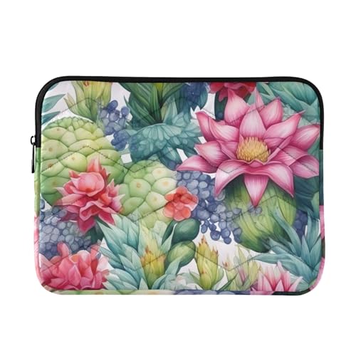 Funda para portátil 13-14 pulgadas con diseño floral acuarela