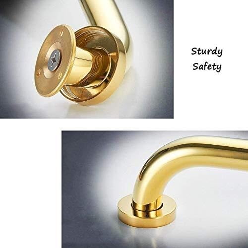 Pasamanos de baño de Acero Inoxidable - Barra de Apoyo Multiusos de Pared, toallero y asidero de Seguridad para Ducha, bañera, Inodoro y Cocina - 52 cm