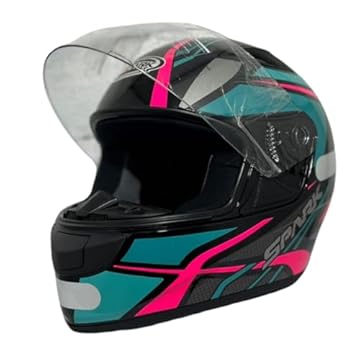 Capacete Masculino Feminino Ebf Spark Spider Rosa Tifany Brilhante (60)