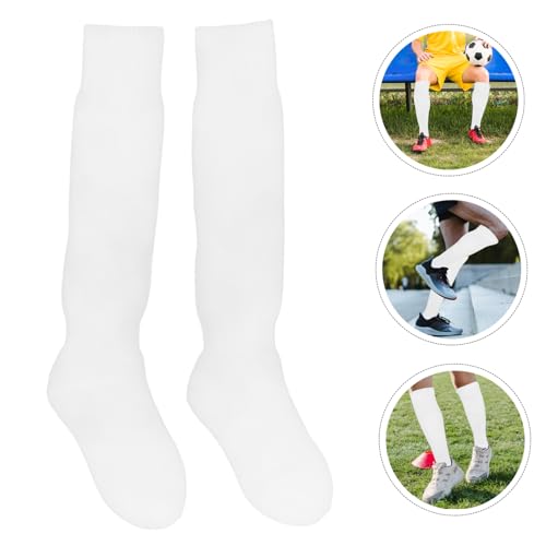 2pairs Elastic Sports Stockings for Boys Girls High Elastic Design Breathable Wear-resistant Football Socks for Outdoor Activities for Soccer Climbing and More2