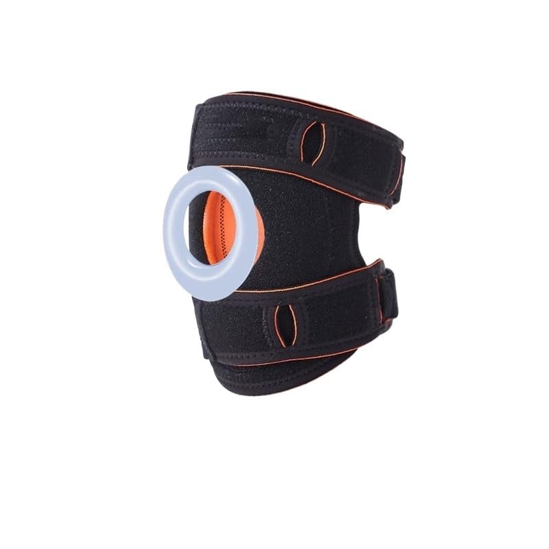 Exercise, protection Sports Knee Pads for Men Meniscus Straps Protective Gear Climbing Women Ball Silicone Knee Pads for Fitness, cycling, running, playing football(D,S/M)
