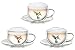Produktbild Creano 3er-Set Thermo-Tasses Hummi für Tee/Latte Macchiato, doppelwandig, mit Kolibri-Muster | 250ml in exklusiver Geschenkpackung