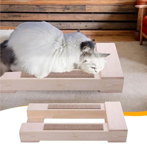 Chaise d'élevage pour chat en bois noble structure stable à pattes courtes - 4